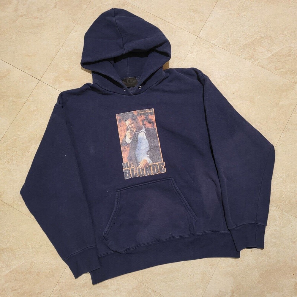VTG 90s Serial Killer Mr. Blonde Mens Skate Pullover‎ Sweatshirt Hoodie